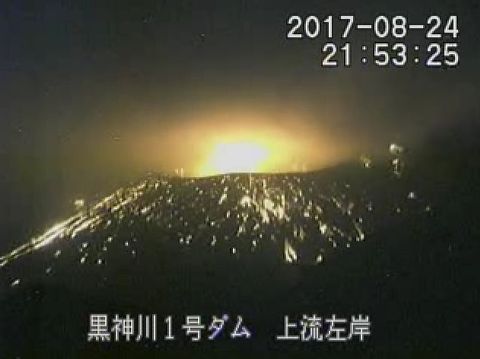 桜島、爆発的噴火は一晩で10回