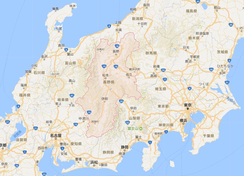 長野県　地震